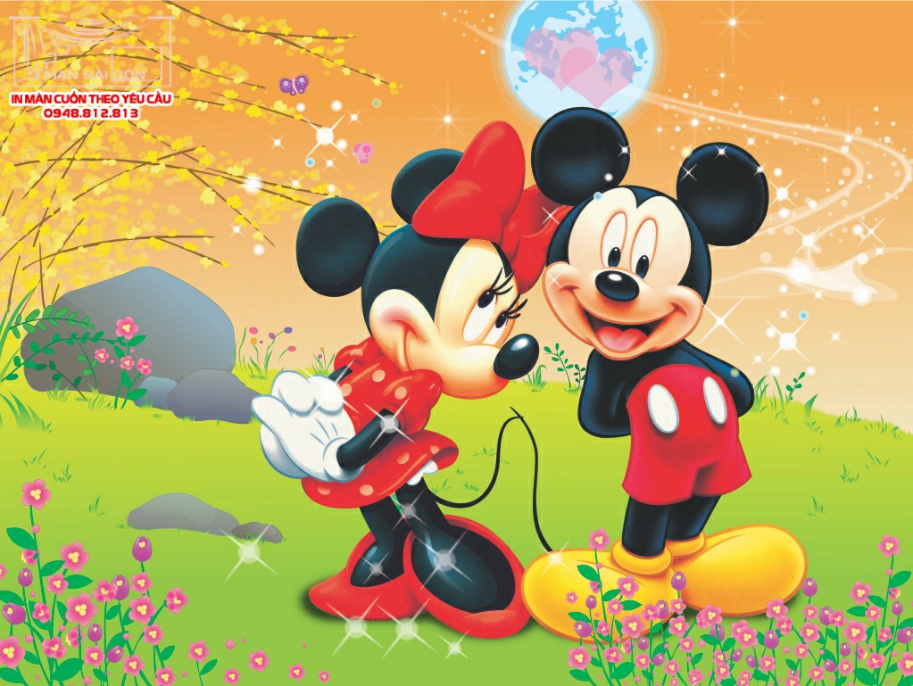 Man cuon in tranh - Màn cuốn in tranh