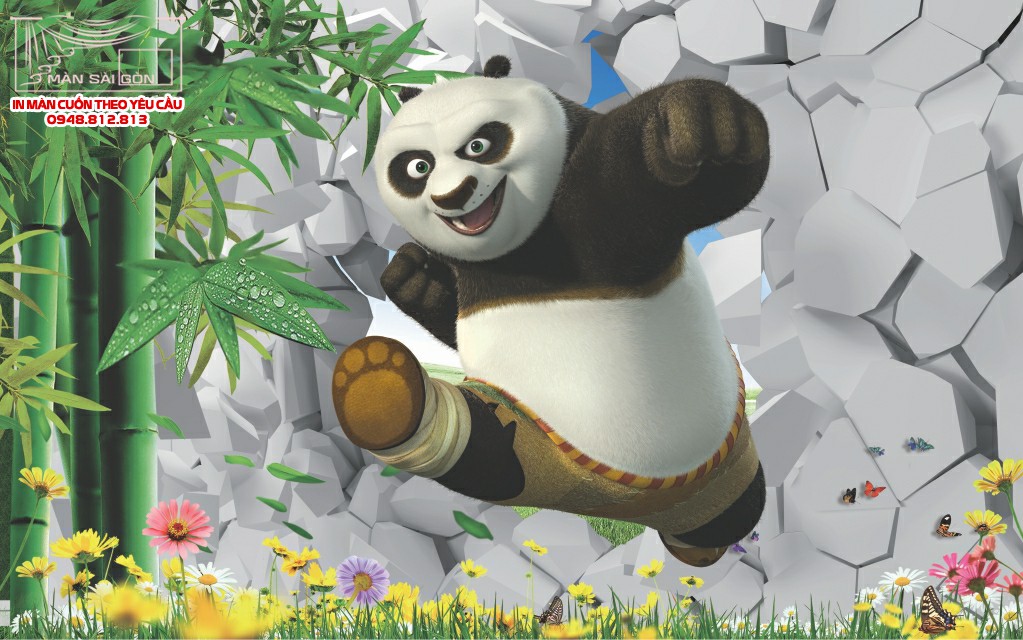 Man cuon in tranh - Màn cuốn in tranh