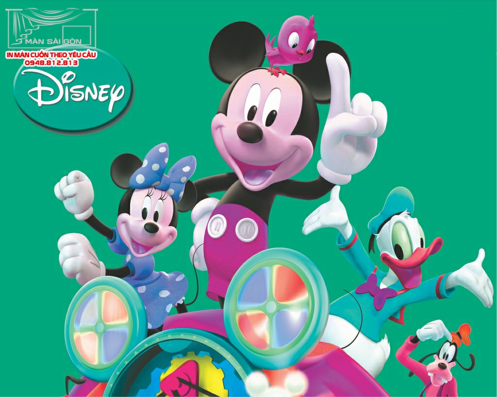 Man cuon in tranh - Màn cuốn in tranh