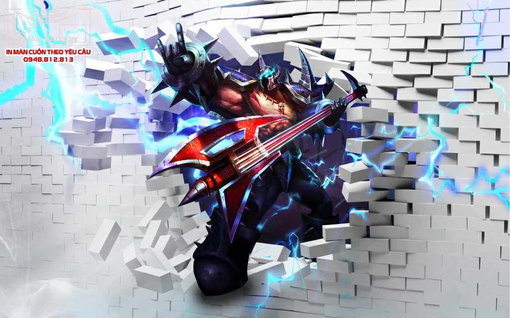 Man cuon in tranh - Màn cuốn in tranh