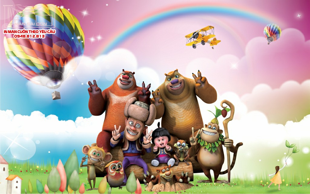 Man cuon in tranh - Màn cuốn in tranh