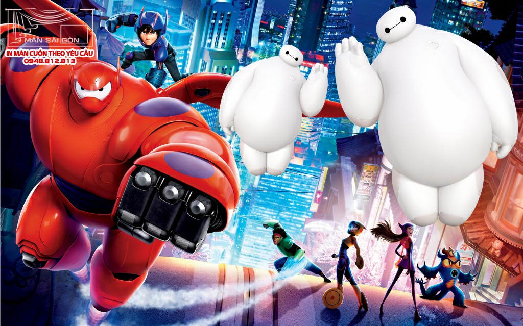 Man cuon in tranh - Màn cuốn in tranh