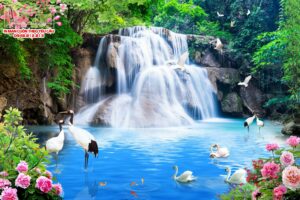 màn cuốn in tranh thắng cảnh