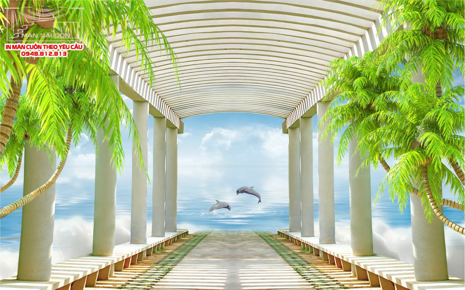 Man cuon in tranh - Màn cuốn in tranh