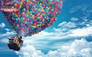 màn cuốn in tranh thắng cảnh