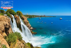 Màn cuốn in tranh cảnh biển