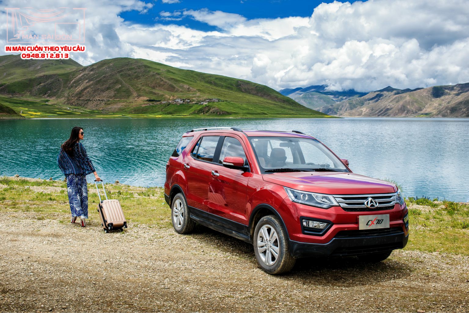 Man cuon in tranh - Màn cuốn in tranh