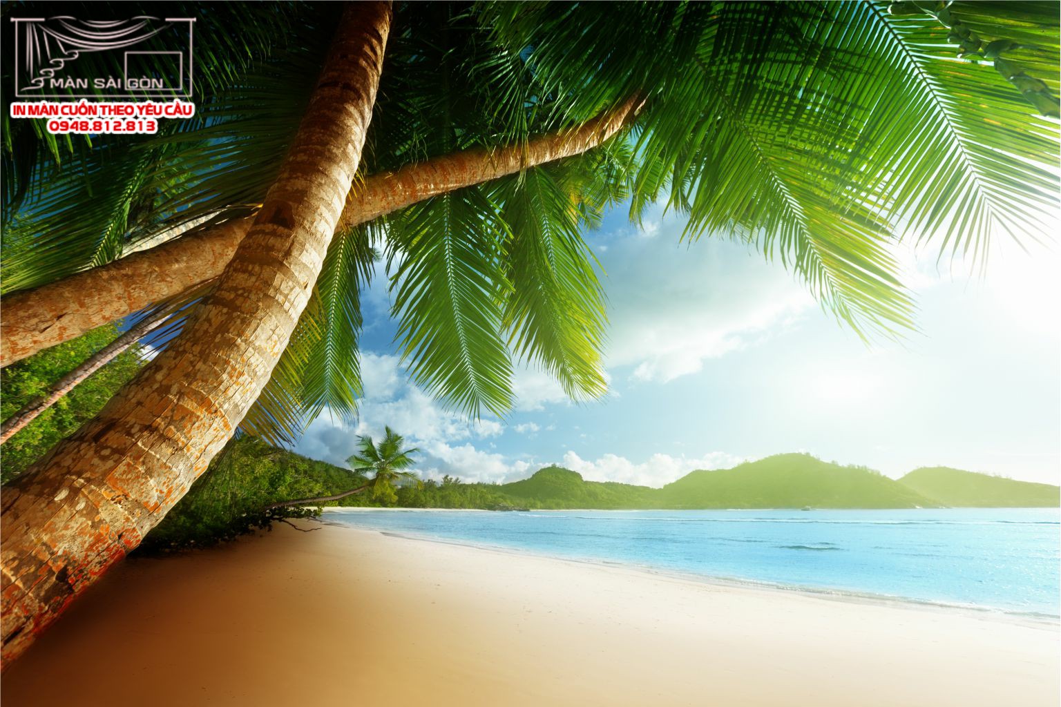 Man cuon in tranh - Màn cuốn in tranh