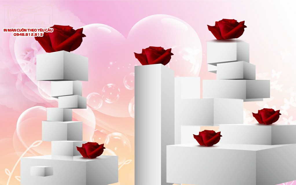 Man cuon in tranh - Màn cuốn in tranh