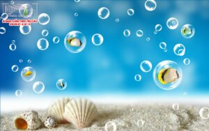 Màn Cuốn In Tranh Cảnh Biển