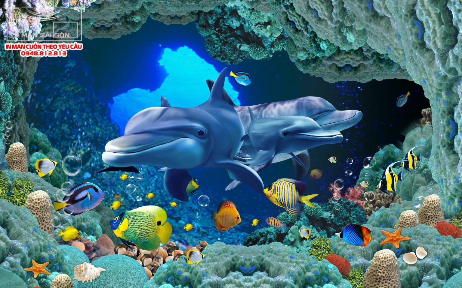 Man cuon in tranh - Màn cuốn in tranh