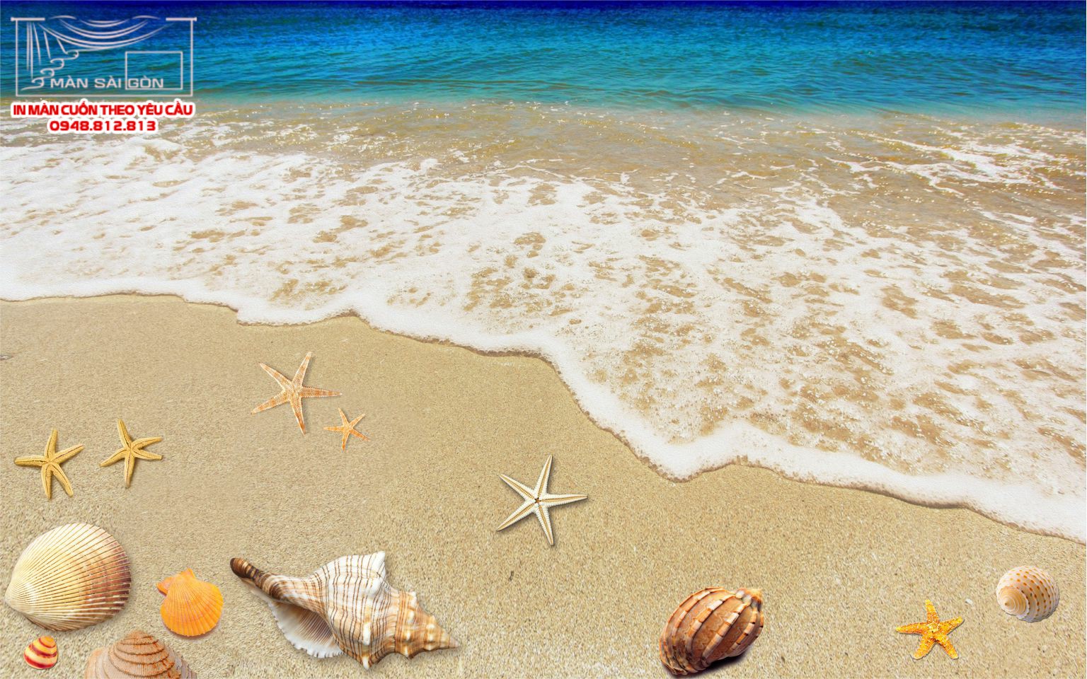 Man cuon in tranh - Màn cuốn in tranh