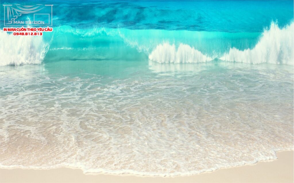 Màn Cuốn In Tranh Cảnh Biển