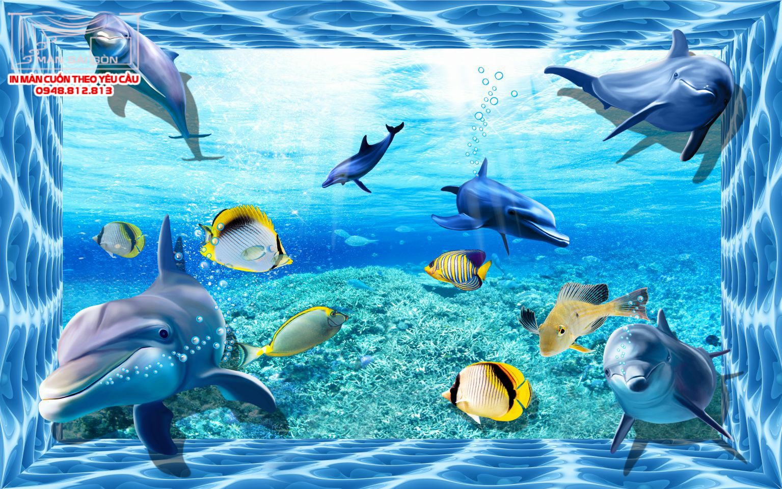 Man cuon in tranh - Màn cuốn in tranh