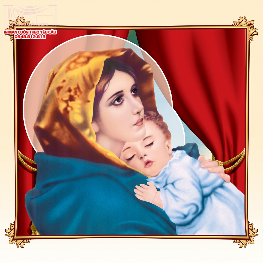 Man cuon in tranh - Màn cuốn in tranh