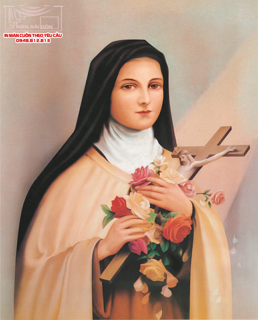 Man cuon in tranh - Màn cuốn in tranh