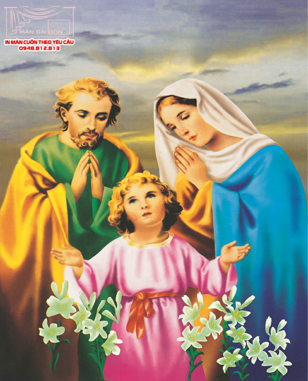 Man cuon in tranh - Màn cuốn in tranh