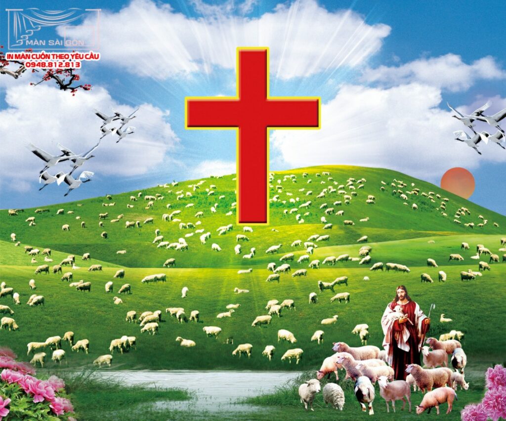 Màn Cuốn In Tranh Công Giáo