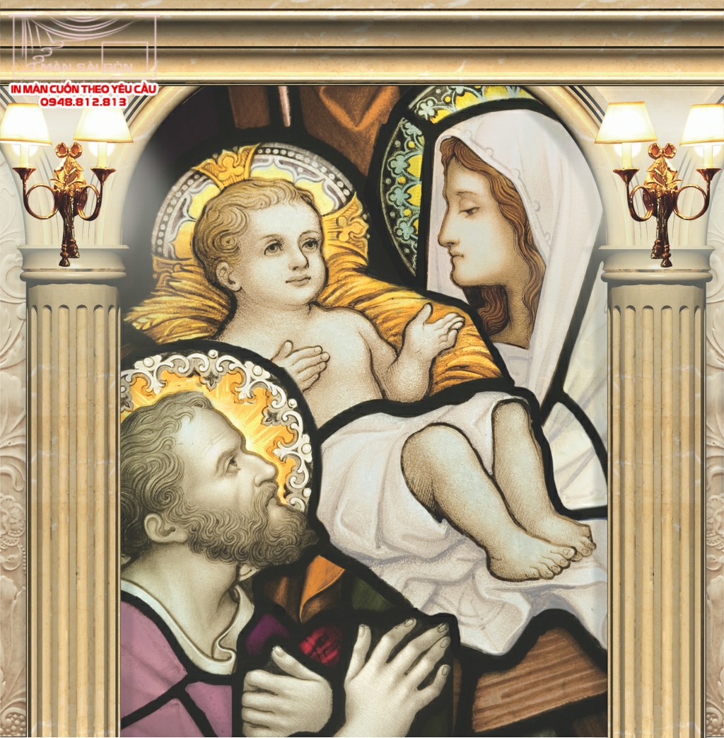 Man cuon in tranh - Màn cuốn in tranh