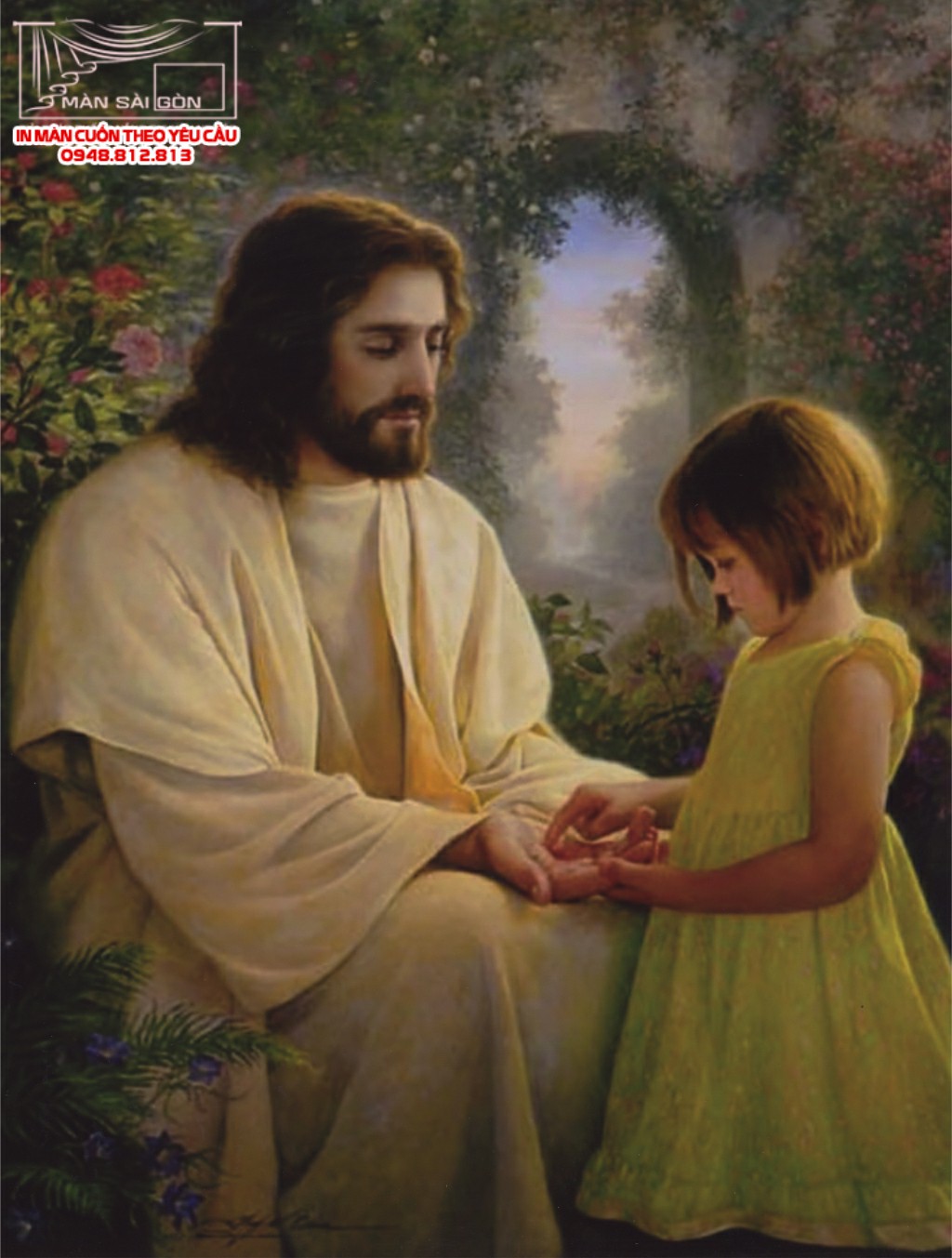 Màn Cuốn In Tranh Công Giáo