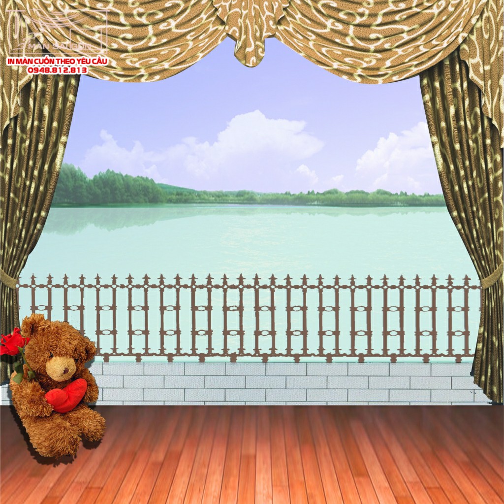 Man cuon in tranh - Màn cuốn in tranh