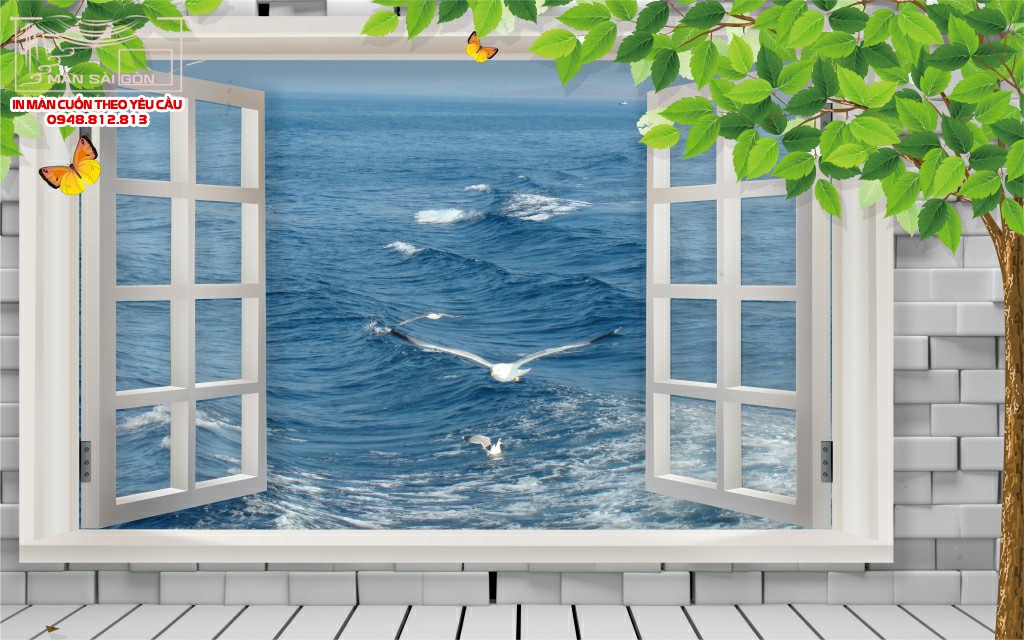 Man cuon in tranh - Màn cuốn in tranh