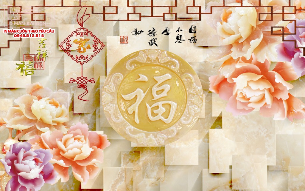 Man cuon in tranh - Màn cuốn in tranh