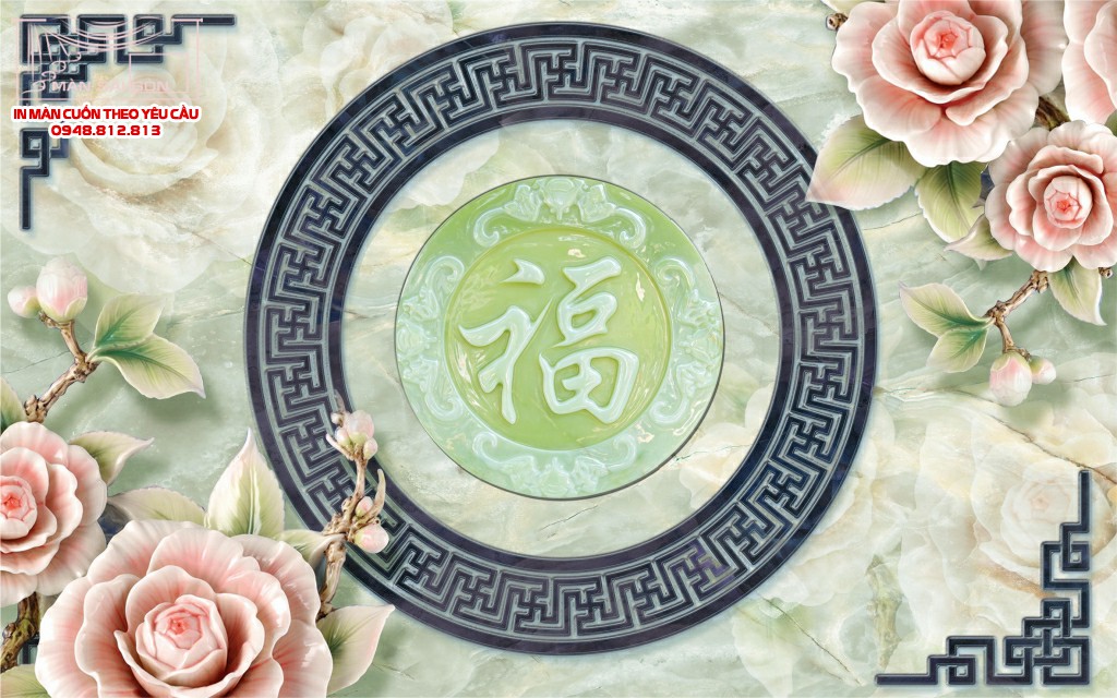 Man cuon in tranh - Màn cuốn in tranh