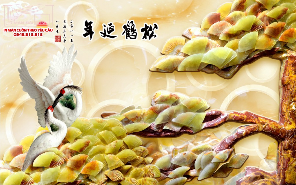 Man cuon in tranh - Màn cuốn in tranh