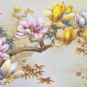 Màn cuốn in tranh gia ngọc TGN-41