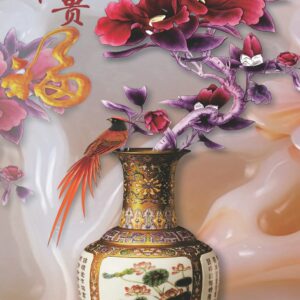 Màn cuốn in tranh gia ngọc TGN-48