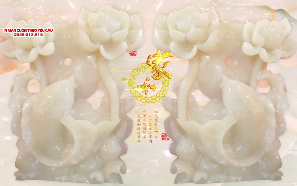 Man cuon in tranh - Màn cuốn in tranh