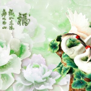 Màn cuốn in tranh gia ngọc TGN-64