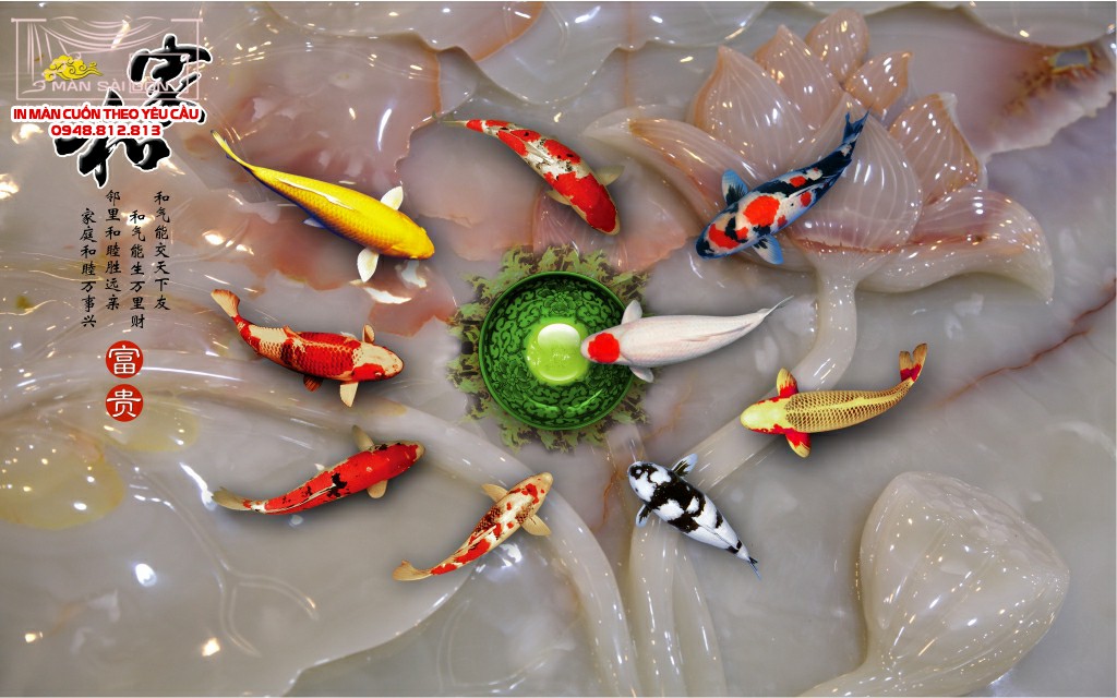 Man cuon in tranh - Màn cuốn in tranh