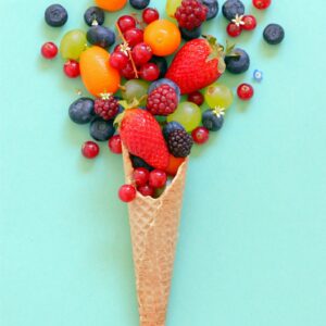 Màn cuốn in tranh hoa quả HQ-15