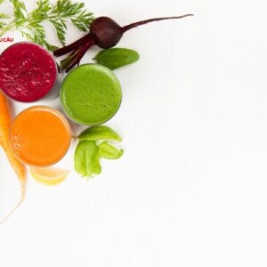 màn cuốn in tranh hoa quả