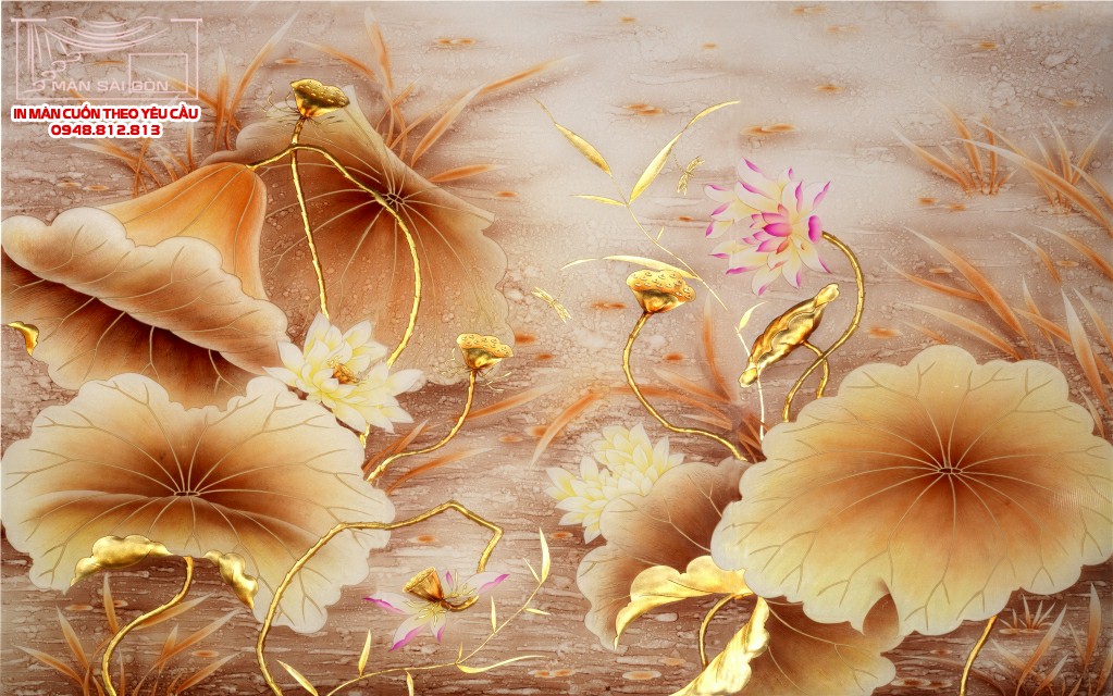 Man cuon in tranh - Màn cuốn in tranh