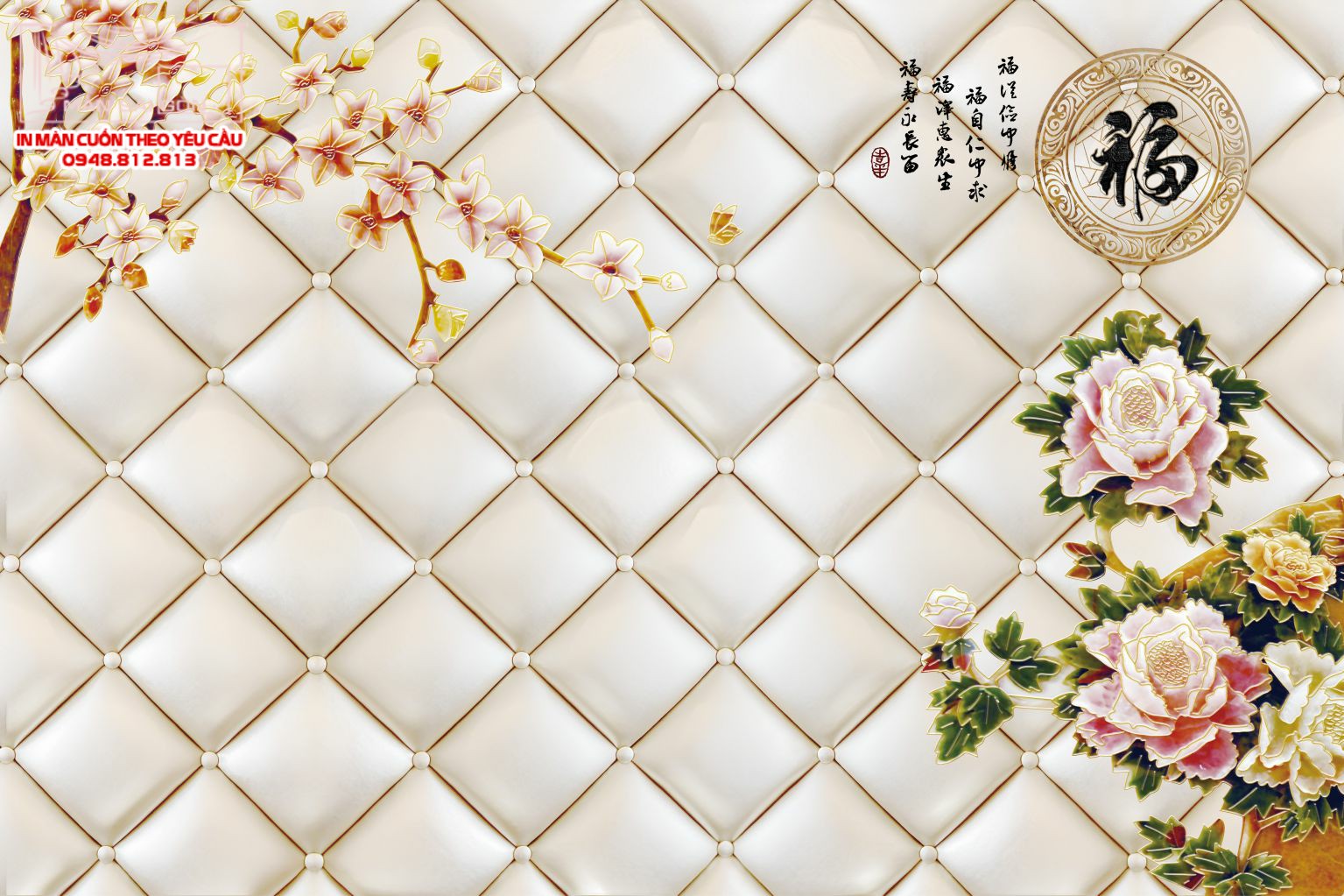 Man cuon in tranh - Màn cuốn in tranh