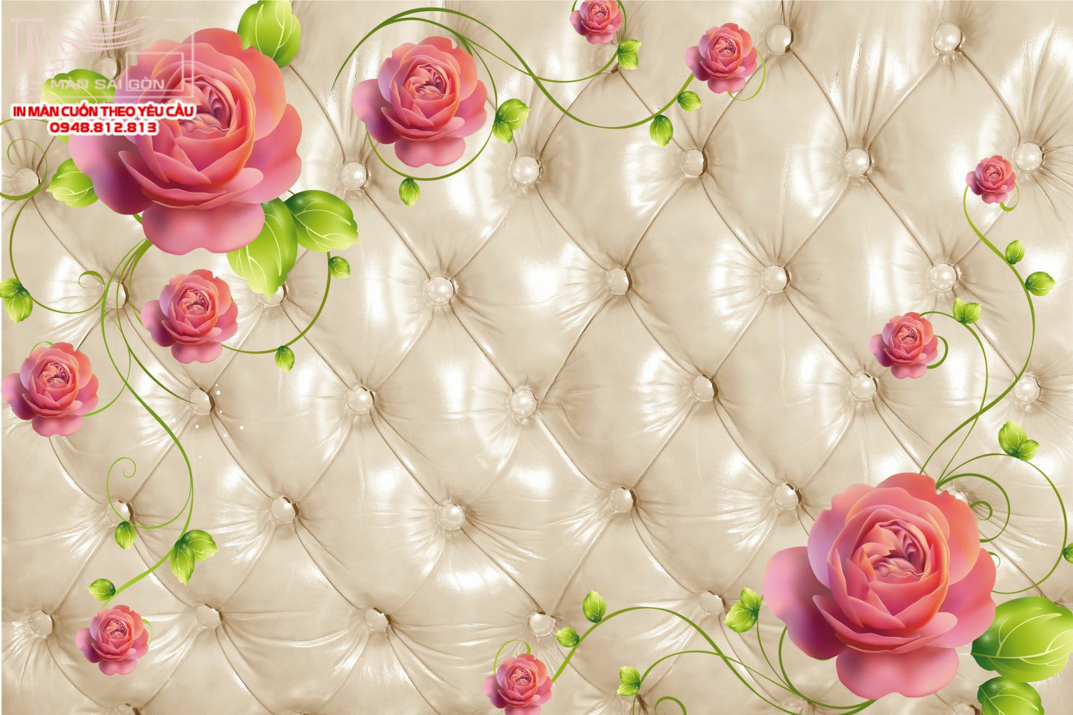 Man cuon in tranh - Màn cuốn in tranh