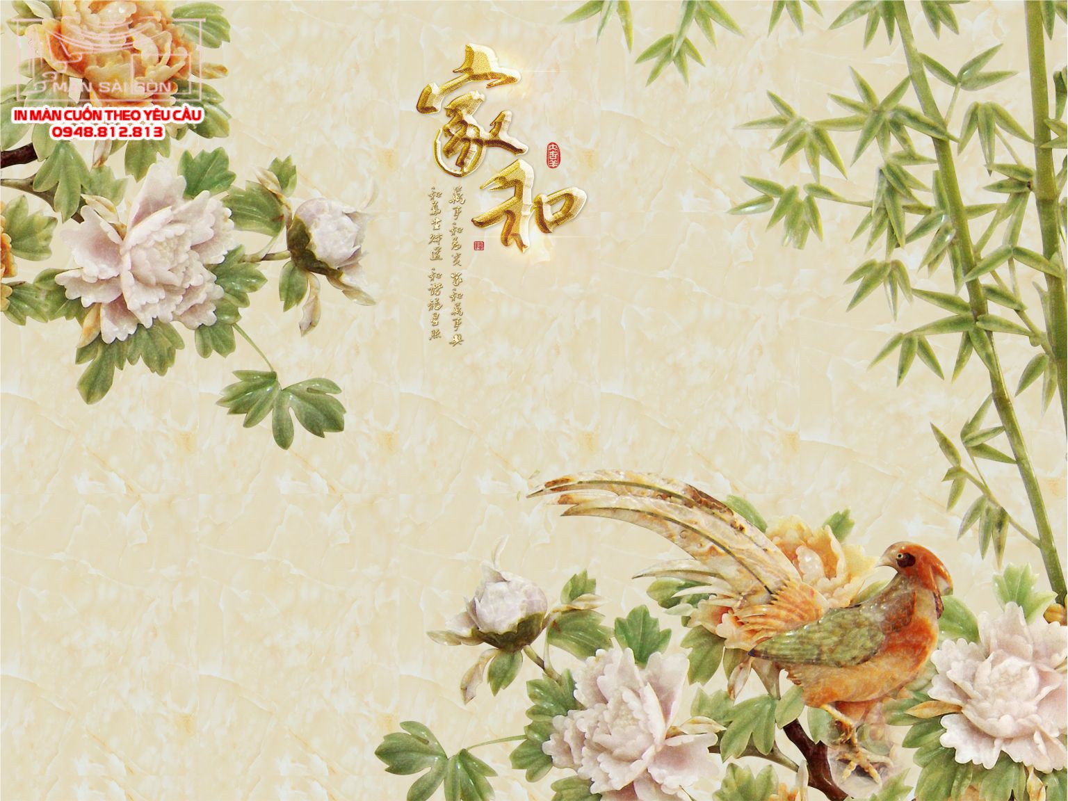 Man cuon in tranh - Màn cuốn in tranh