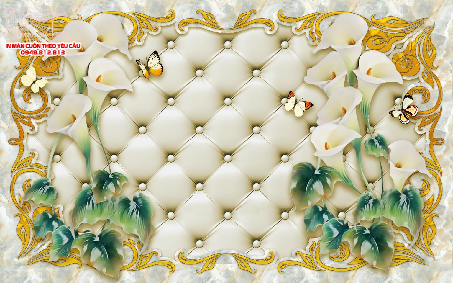 Man cuon in tranh - Màn cuốn in tranh