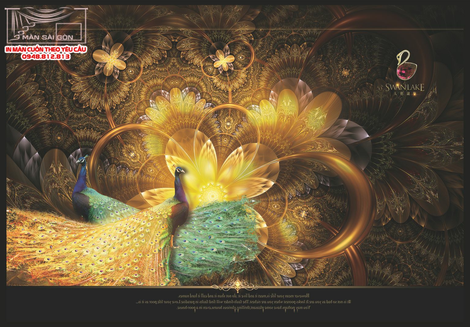 Man cuon in tranh - Màn cuốn in tranh