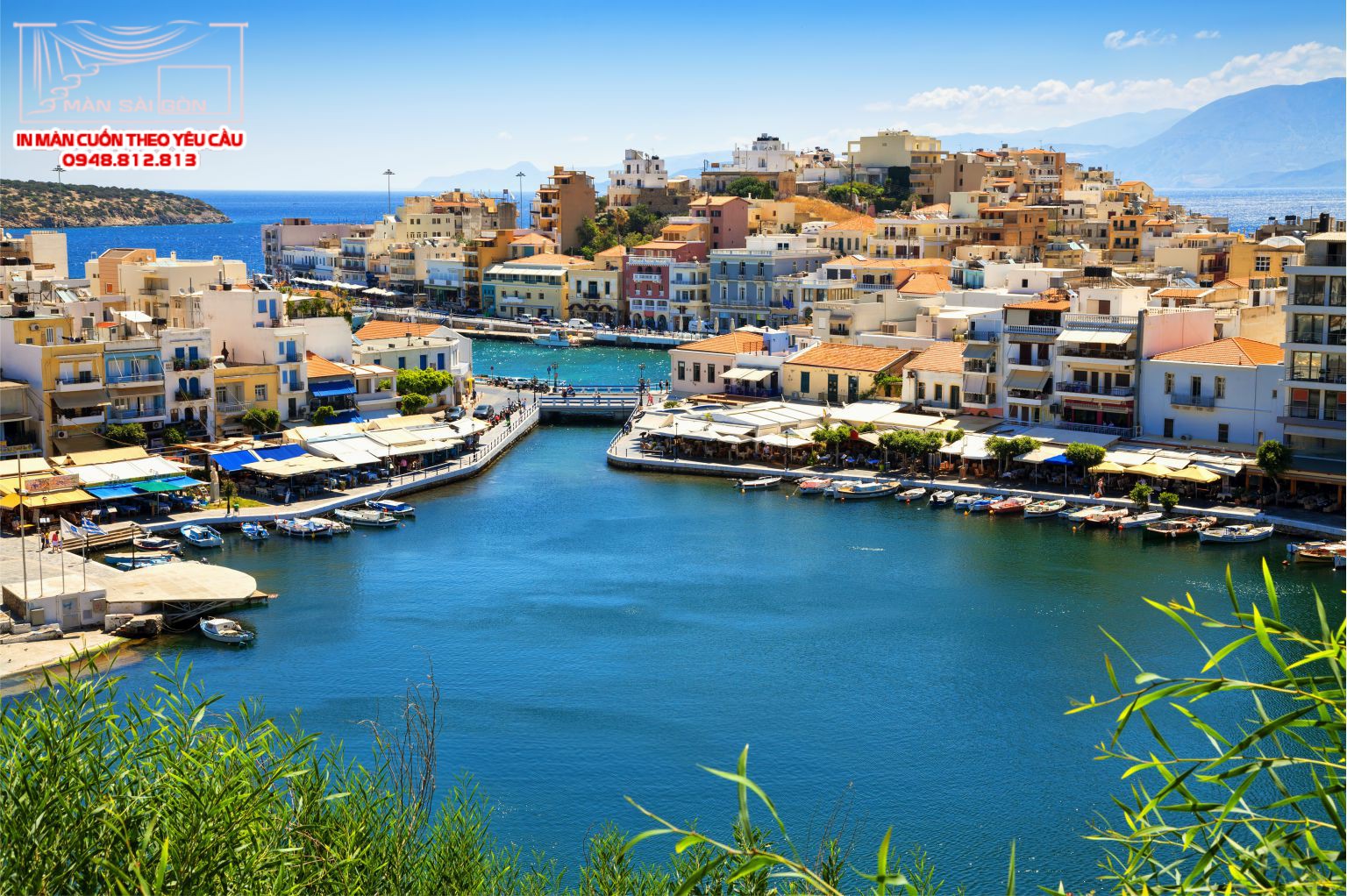 Man cuon in tranh - Màn cuốn in tranh