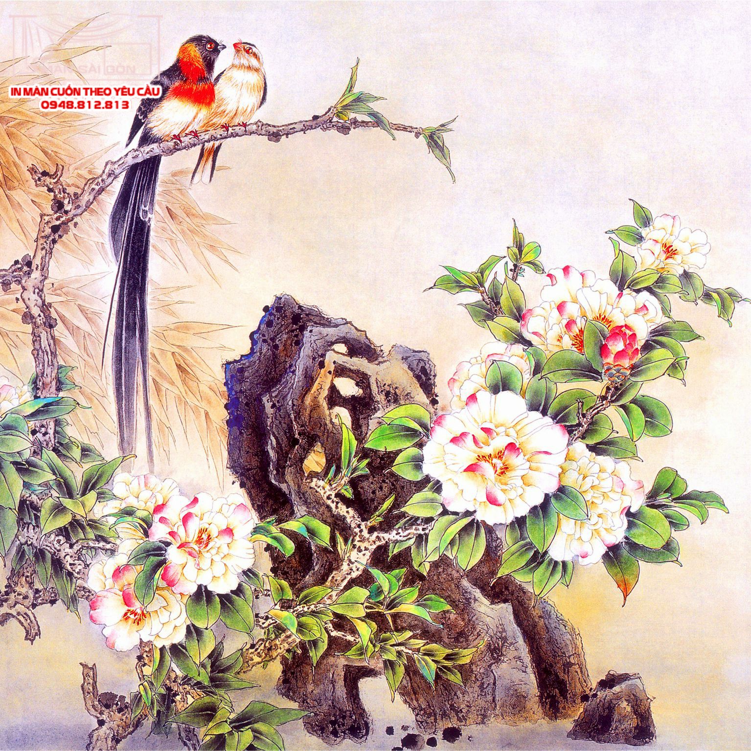 Man cuon in tranh - Màn cuốn in tranh