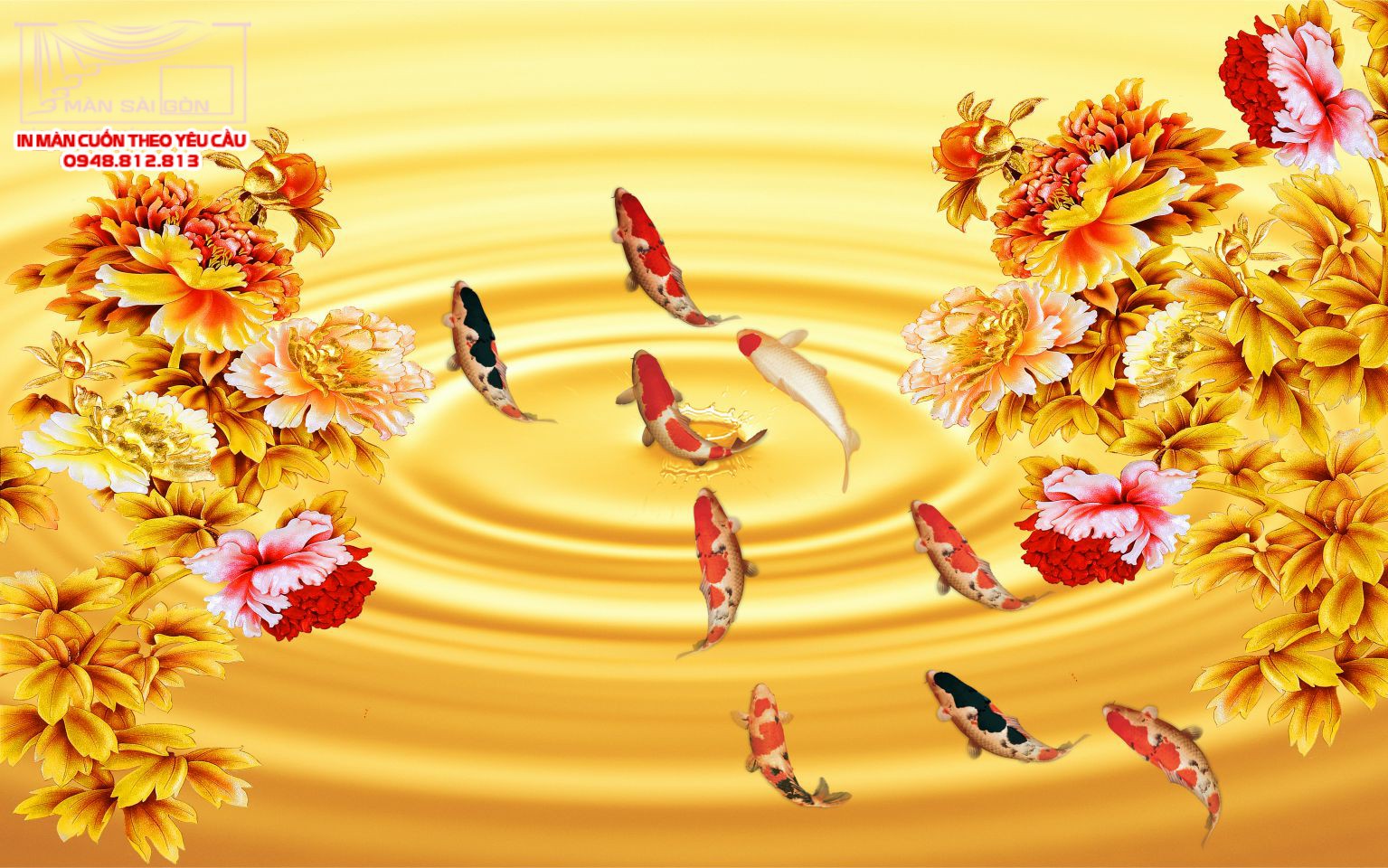 Man cuon in tranh - Màn cuốn in tranh