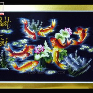 Màn cuốn in tranh sơn dầu TSD-149