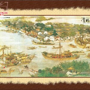 Màn cuốn in tranh sơn dầu TSD-146