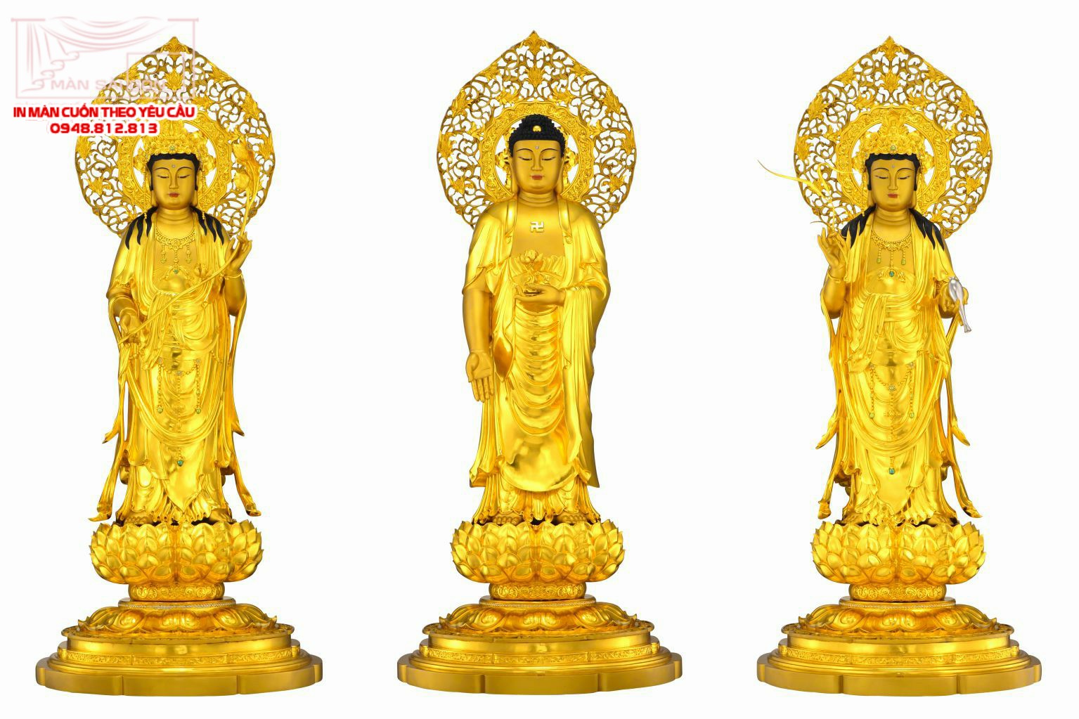 Man cuon in tranh - Màn cuốn in tranh