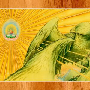 màn cuốn in tranh phật giáo