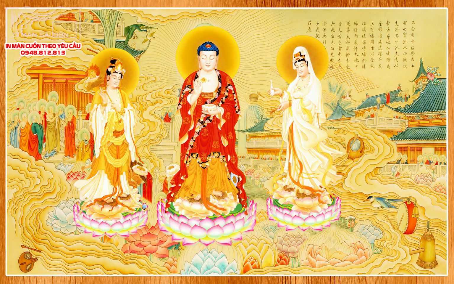 Man cuon in tranh - Màn cuốn in tranh